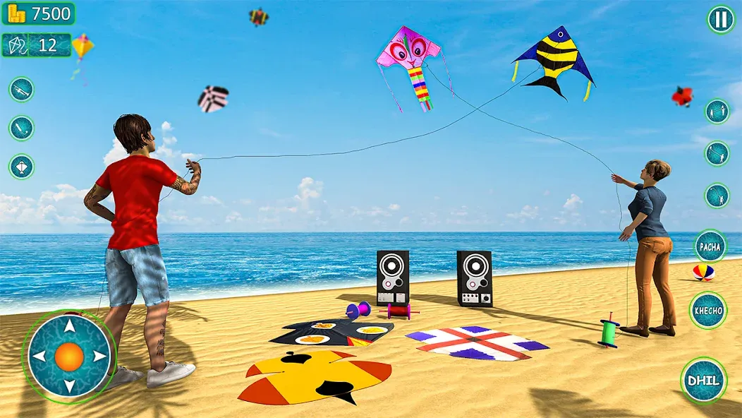 Скачать взлом Kite Basant: Kite Flying Games  [МОД Бесконечные монеты] — последняя версия apk на Андроид screen 3