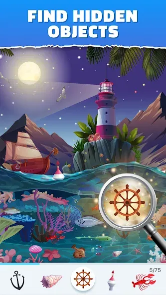 Скачать взлом Bright Objects — Hidden Object  [МОД Бесконечные деньги] — стабильная версия apk на Андроид screen 1