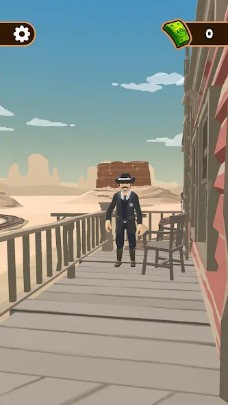 Скачать взлом Western Cowboy: Shooting Game (Вестерн Каубой)  [МОД Mega Pack] — полная версия apk на Андроид screen 1