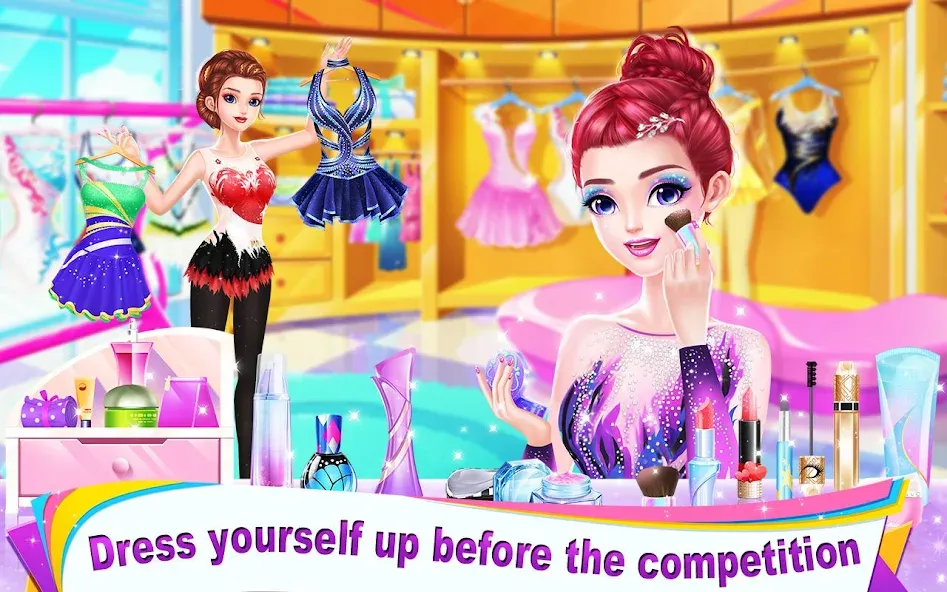 Взломанная Gymnastics Queen (Джимнастикс Квин)  [МОД Меню] — стабильная версия apk на Андроид screen 2