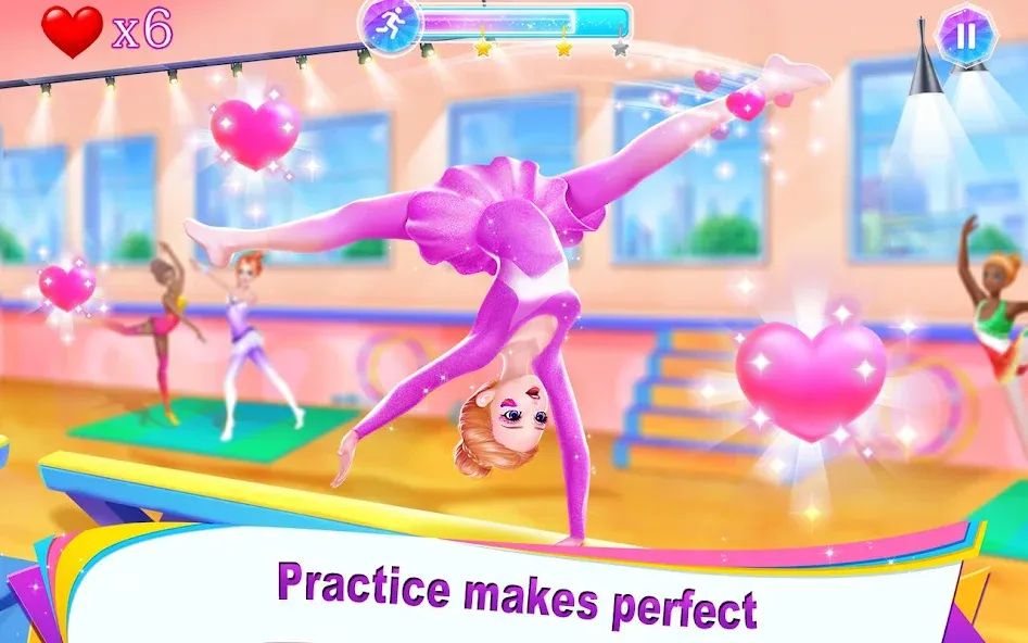 Взломанная Gymnastics Queen (Джимнастикс Квин)  [МОД Меню] — стабильная версия apk на Андроид screen 4