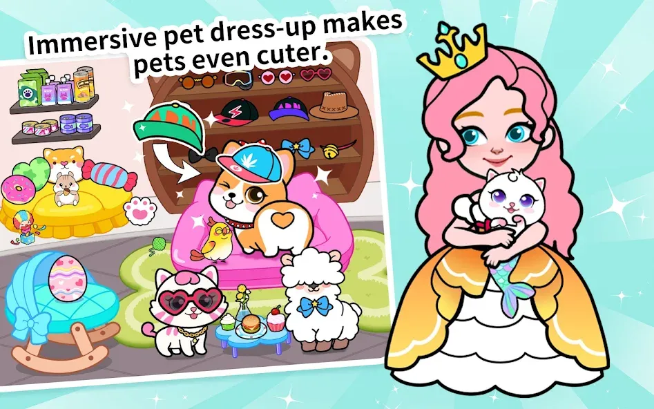 Скачать взломанную Paper Princess's Dream Castle  [МОД Бесконечные монеты] — полная версия apk на Андроид screen 3