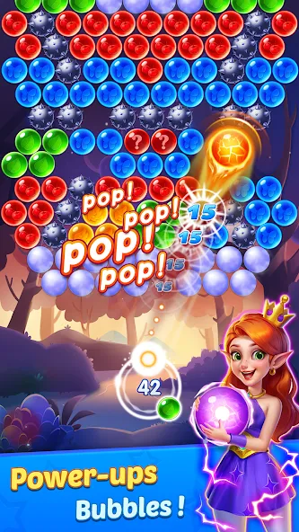 Скачать взлом Bubble Shooter Genies  [МОД Все открыто] — стабильная версия apk на Андроид screen 5