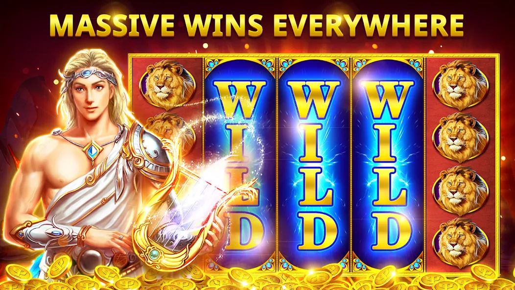 Взломанная Slots Myth — Slot Machines  [МОД Меню] — стабильная версия apk на Андроид screen 3