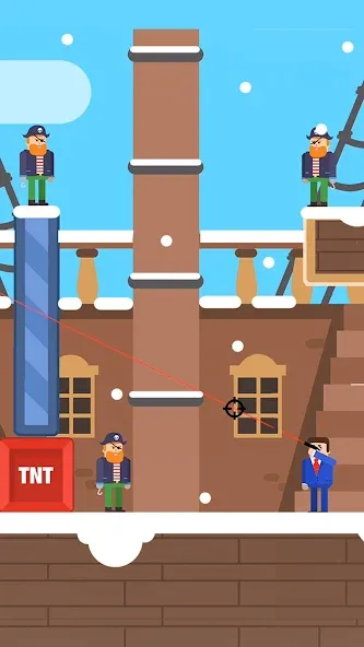 Скачать взломанную Mr Bullet — Spy Puzzles  [МОД Unlimited Money] — последняя версия apk на Андроид screen 4