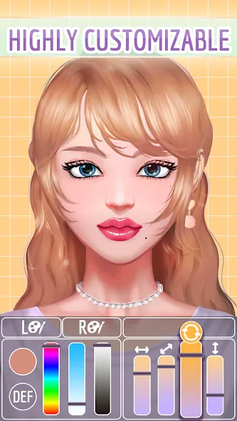 Скачать взлом Avatar Character: Girl Creator  [МОД Бесконечные деньги] — полная версия apk на Андроид screen 5