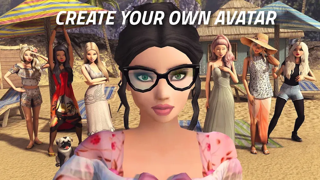 Скачать взлом Avakin Life — 3D Virtual World (Авакин Лайф)  [МОД Бесконечные деньги] — полная версия apk на Андроид screen 1