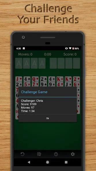 Взлом FreeCell Solitaire Classic (Фрисел Солитер Классик)  [МОД Все открыто] — стабильная версия apk на Андроид screen 4