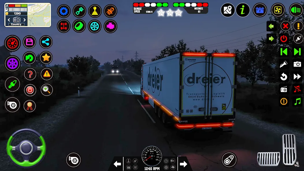 Скачать взломанную City Truck Simulator 2023  [МОД Mega Pack] — стабильная версия apk на Андроид screen 3