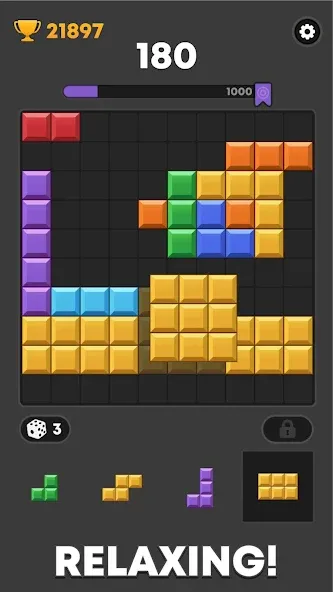 Скачать взлом Block Mania — Block Puzzle (Блок Мания)  [МОД Unlimited Money] — последняя версия apk на Андроид screen 1