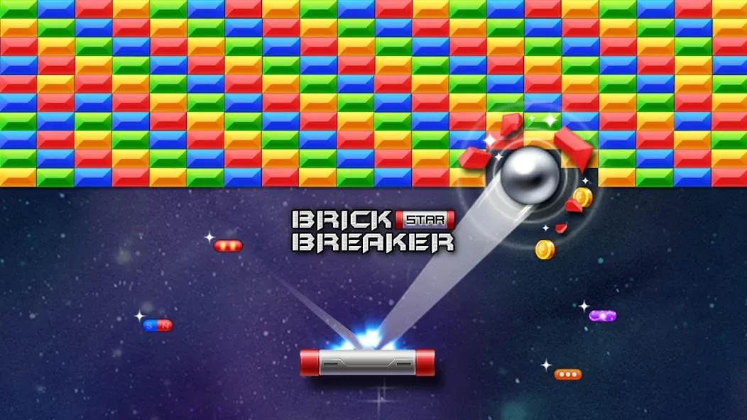 Взлом Brick Breaker Star: Space King  [МОД Все открыто] — полная версия apk на Андроид screen 1