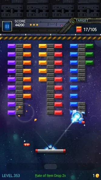 Взлом Brick Breaker Star: Space King  [МОД Все открыто] — полная версия apk на Андроид screen 4