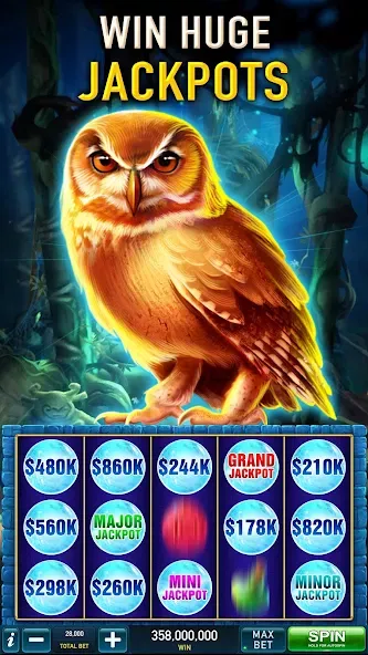 Скачать взлом Slots Cash:Vegas Slot Machines (Слотс Кэш)  [МОД Много денег] — последняя версия apk на Андроид screen 2