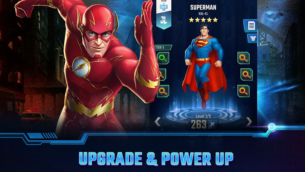 Скачать взломанную DC Heroes & Villains: Match 3  [МОД Много монет] — стабильная версия apk на Андроид screen 5