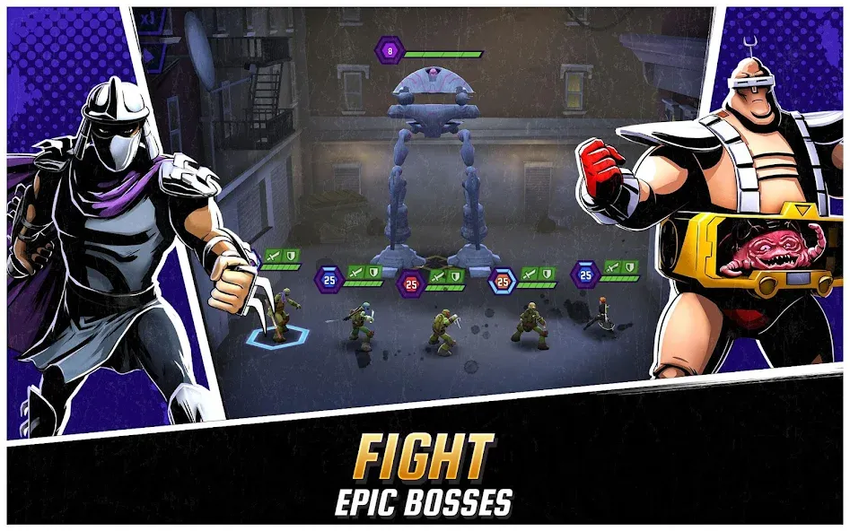 Взломанная Ninja Turtles: Legends  [МОД Много денег] — последняя версия apk на Андроид screen 2