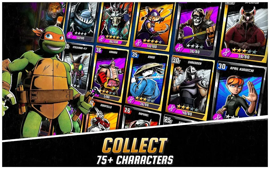 Взломанная Ninja Turtles: Legends  [МОД Много денег] — последняя версия apk на Андроид screen 4