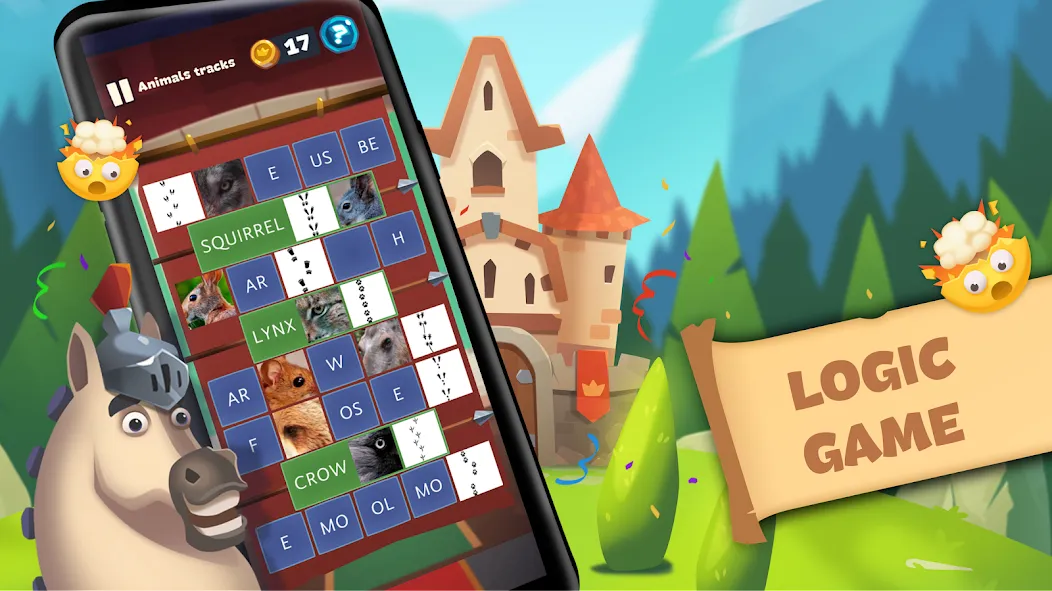 Взломанная Word Logic — Brain Game Puzzle  [МОД Бесконечные деньги] — стабильная версия apk на Андроид screen 1