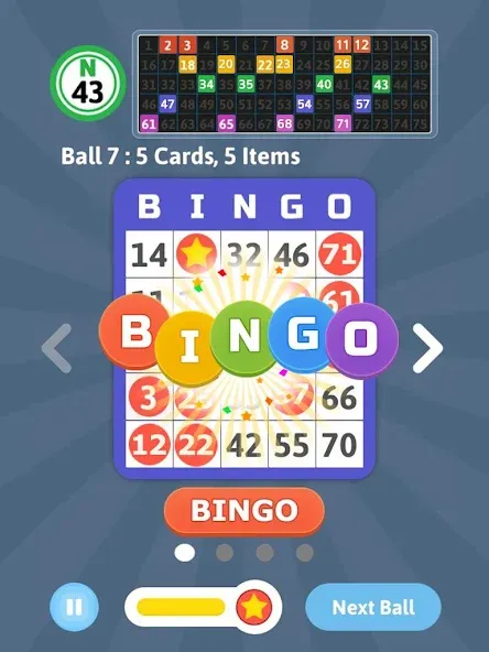 Взломанная Bingo Mania — Light Bingo Game (Бинго Мания)  [МОД Бесконечные монеты] — стабильная версия apk на Андроид screen 5