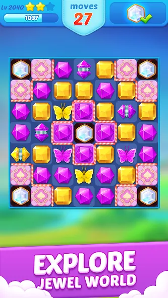 Взлом Jewel Crush™ — Match 3 Legend  [МОД Unlimited Money] — стабильная версия apk на Андроид screen 4