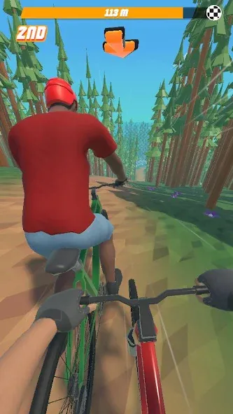 Взломанная Bike Hill 3D (Байк Хилл 3Д)  [МОД Все открыто] — полная версия apk на Андроид screen 1