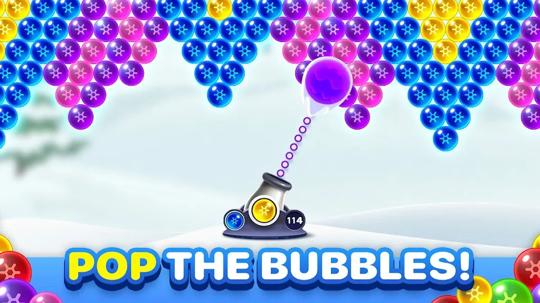 Скачать взлом Bubble Pop Games: Shooter Cash  [МОД Mega Pack] — полная версия apk на Андроид screen 1