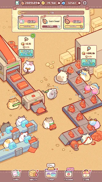 Взлом Hamster Bag Factory : Tycoon (Хэмстер сумка фабрика)  [МОД Много монет] — последняя версия apk на Андроид screen 5