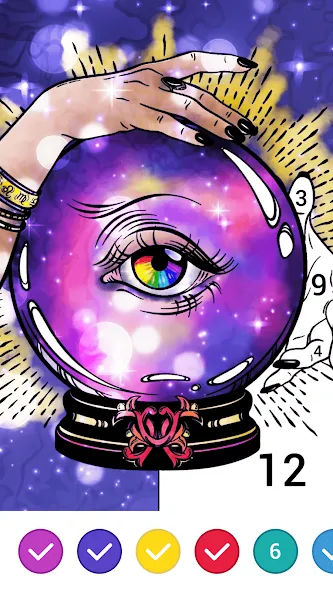 Взлом Magic Paint: Color by number (Магик Пейнт)  [МОД Unlocked] — последняя версия apk на Андроид screen 4
