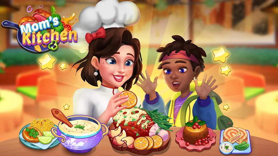 Взлом Mom's Kitchen : Cooking Games  [МОД Бесконечные монеты] — полная версия apk на Андроид screen 1