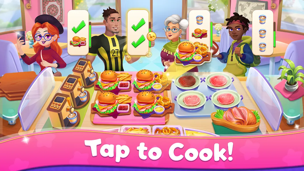 Взлом Mom's Kitchen : Cooking Games  [МОД Бесконечные монеты] — полная версия apk на Андроид screen 3