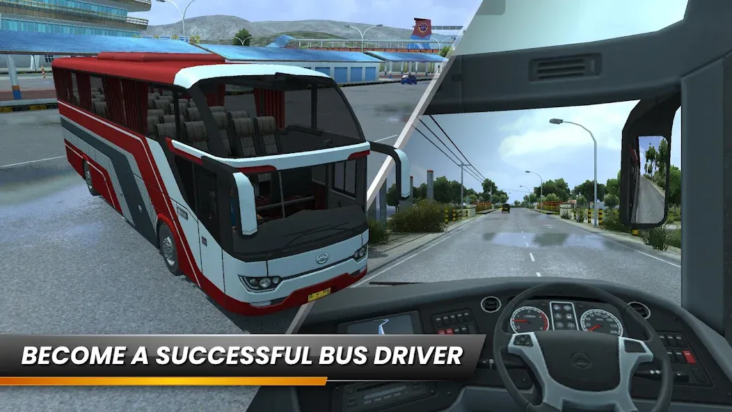 Взломанная Bus Simulator Indonesia (Бус Симулятор Индонезия)  [МОД Много денег] — полная версия apk на Андроид screen 1