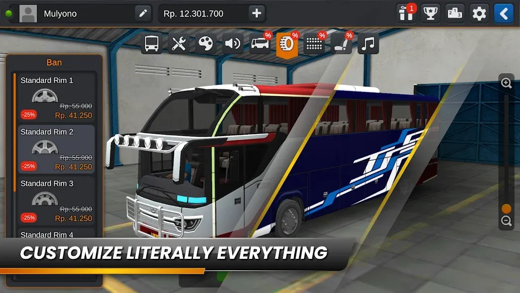 Взломанная Bus Simulator Indonesia (Бус Симулятор Индонезия)  [МОД Много денег] — полная версия apk на Андроид screen 3