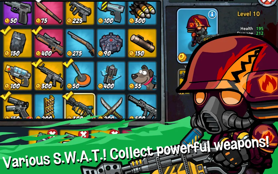 Взломанная SWAT and Zombies Season 2 (СВАТ)  [МОД Бесконечные монеты] — полная версия apk на Андроид screen 2