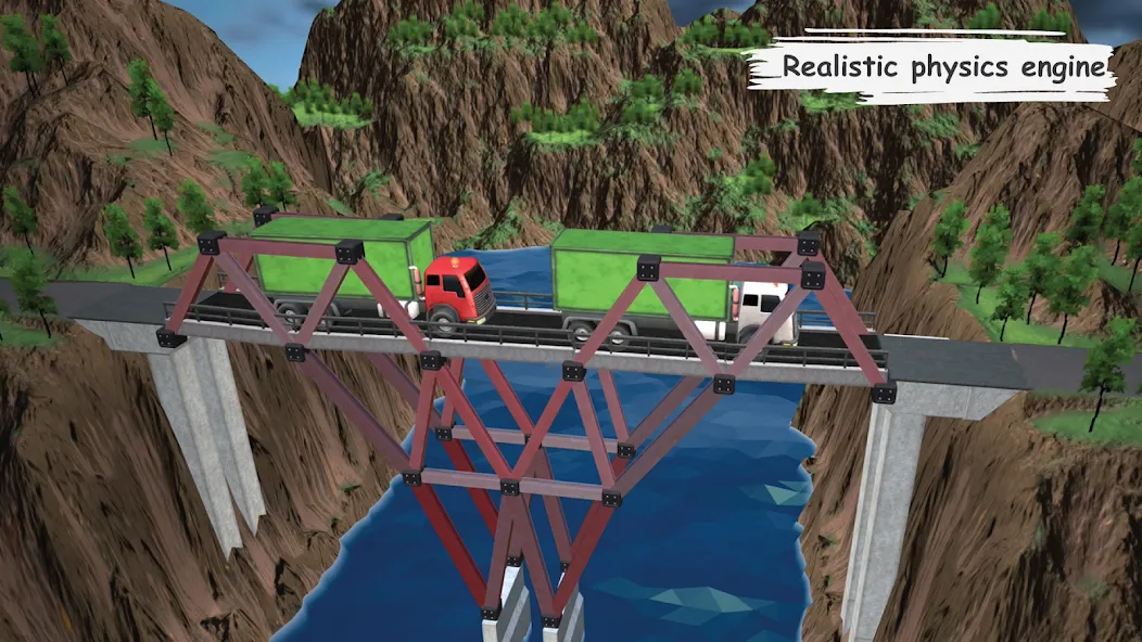 Скачать взлом Bridgezz: Bridge Construction (Бриджзз)  [МОД Unlocked] — полная версия apk на Андроид screen 4