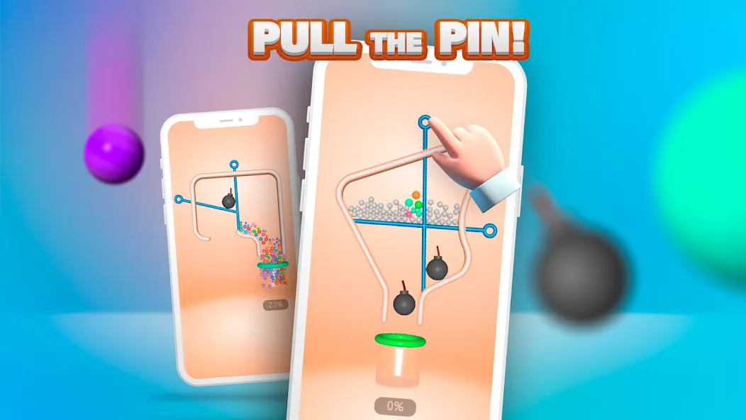 Скачать взломанную Pull the Pin (Пул зе пин)  [МОД Unlimited Money] — стабильная версия apk на Андроид screen 5