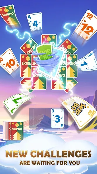 Скачать взломанную Skip-Bo (кип)  [МОД Бесконечные монеты] — стабильная версия apk на Андроид screen 3