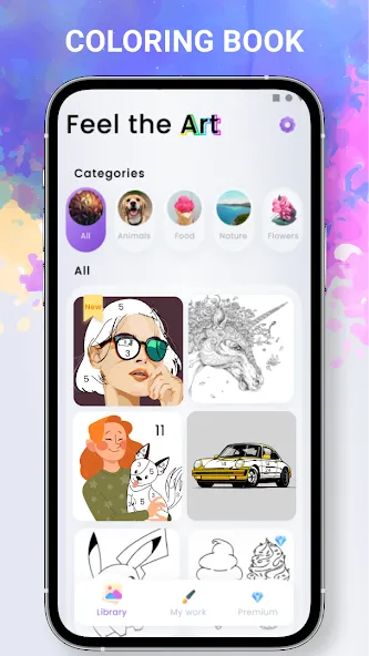 Взлом Paint by numbers — Color book  [МОД Бесконечные монеты] — последняя версия apk на Андроид screen 1