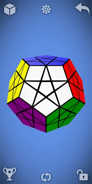 Скачать взломанную Magic Cube Rubik Puzzle 3D  [МОД Все открыто] — стабильная версия apk на Андроид screen 3