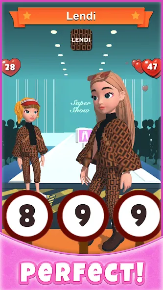 Взлом Catwalk Battle — Dress up! (Кэтволк Баттл)  [МОД Menu] — полная версия apk на Андроид screen 2