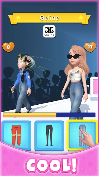 Взлом Catwalk Battle — Dress up! (Кэтволк Баттл)  [МОД Menu] — полная версия apk на Андроид screen 5