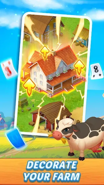 Скачать взлом Solitaire Farm Adventure (Солитер)  [МОД Все открыто] — стабильная версия apk на Андроид screen 4