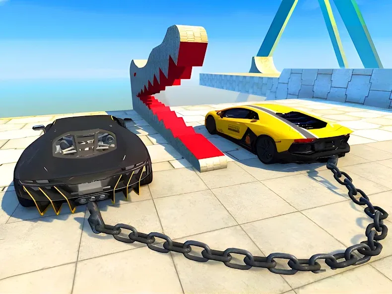 Скачать взлом Stunt Car Crash (Стант Кар Краш)  [МОД Mega Pack] — стабильная версия apk на Андроид screen 5