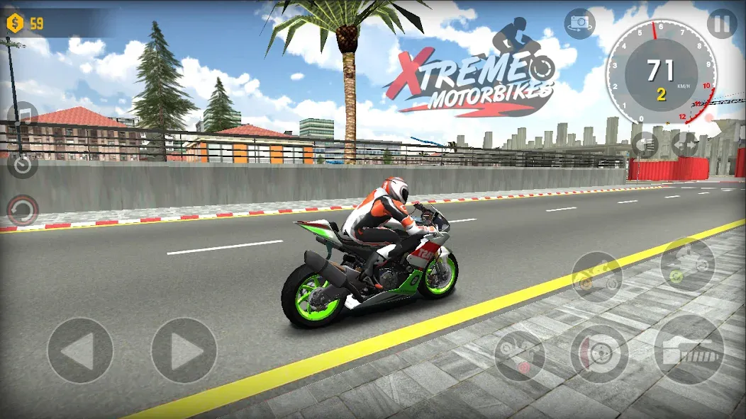 Взлом Xtreme Motorbikes (Экстрим моторбайкс)  [МОД Меню] — стабильная версия apk на Андроид screen 2