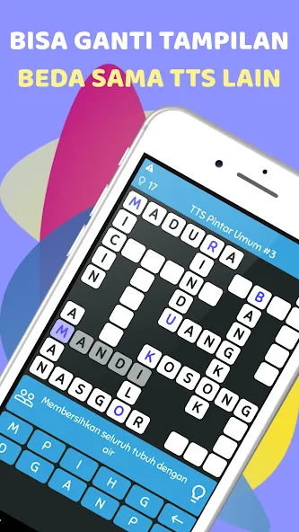 Скачать взломанную TTS Pintar — Teka Teki Silang (Пинтар)  [МОД Много денег] — полная версия apk на Андроид screen 4