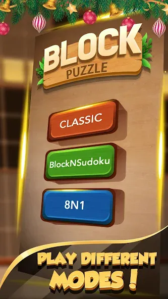 Скачать взлом Wood Block Puzzle — Wood crush (Вуд Блок Пазл)  [МОД Mega Pack] — стабильная версия apk на Андроид screen 4