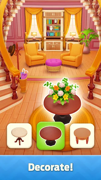 Скачать взломанную Mergedom: Home Design (Мергедом)  [МОД Menu] — последняя версия apk на Андроид screen 4