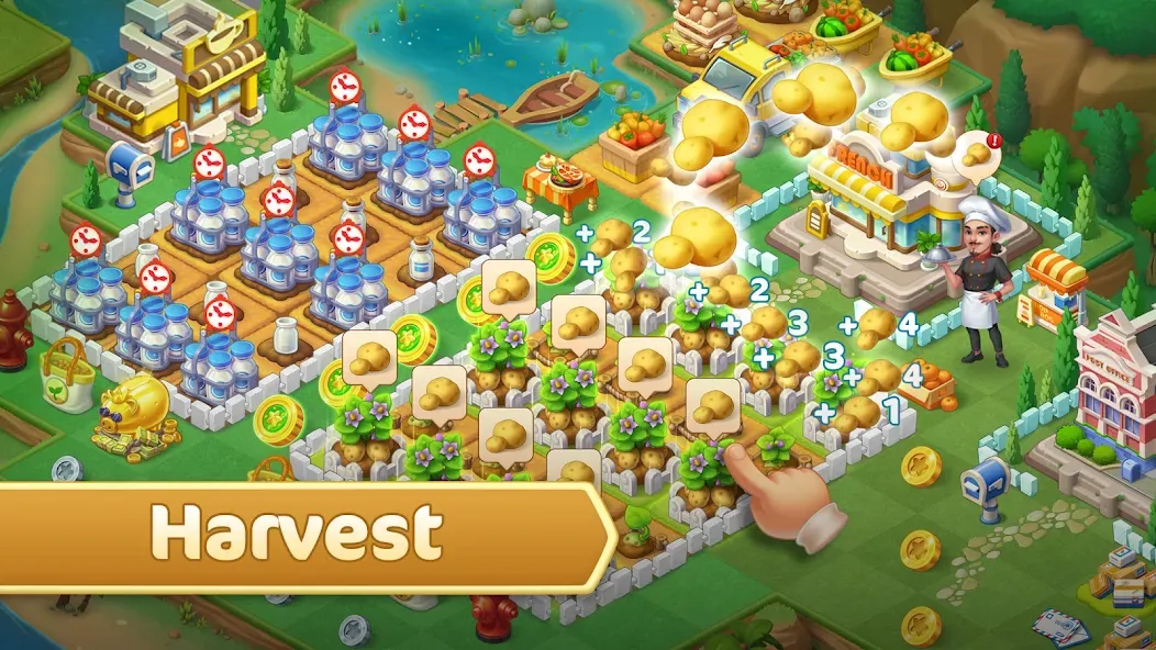 Скачать взломанную Merge County® (Мердж Каунти)  [МОД Unlimited Money] — полная версия apk на Андроид screen 2