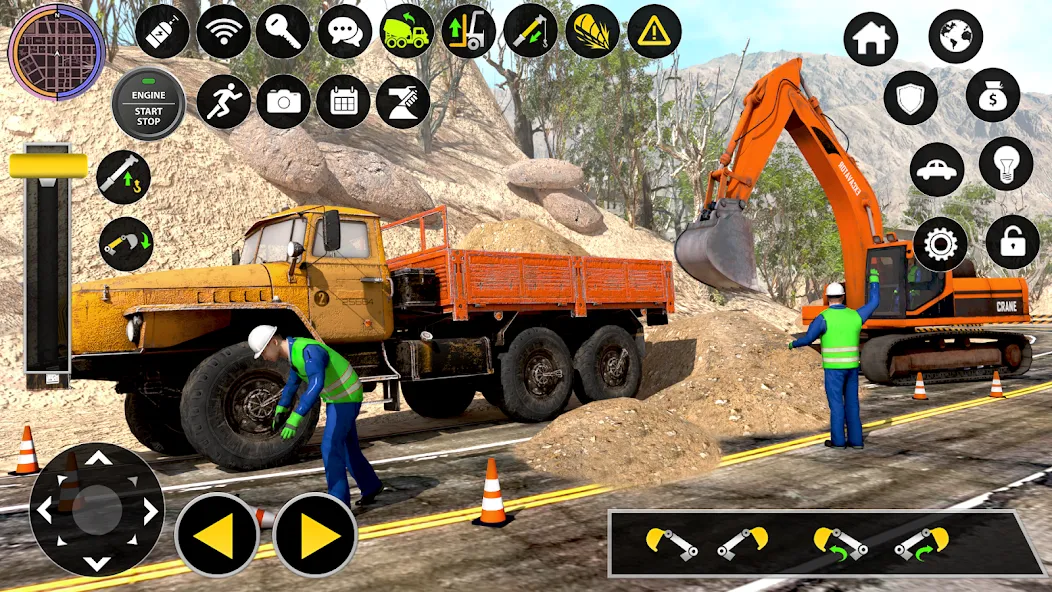 Скачать взломанную Construction Excavator Game 3D  [МОД Unlocked] — последняя версия apk на Андроид screen 2