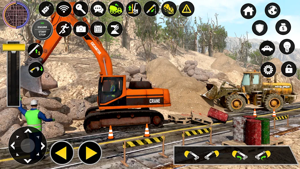 Скачать взломанную Construction Excavator Game 3D  [МОД Unlocked] — последняя версия apk на Андроид screen 4