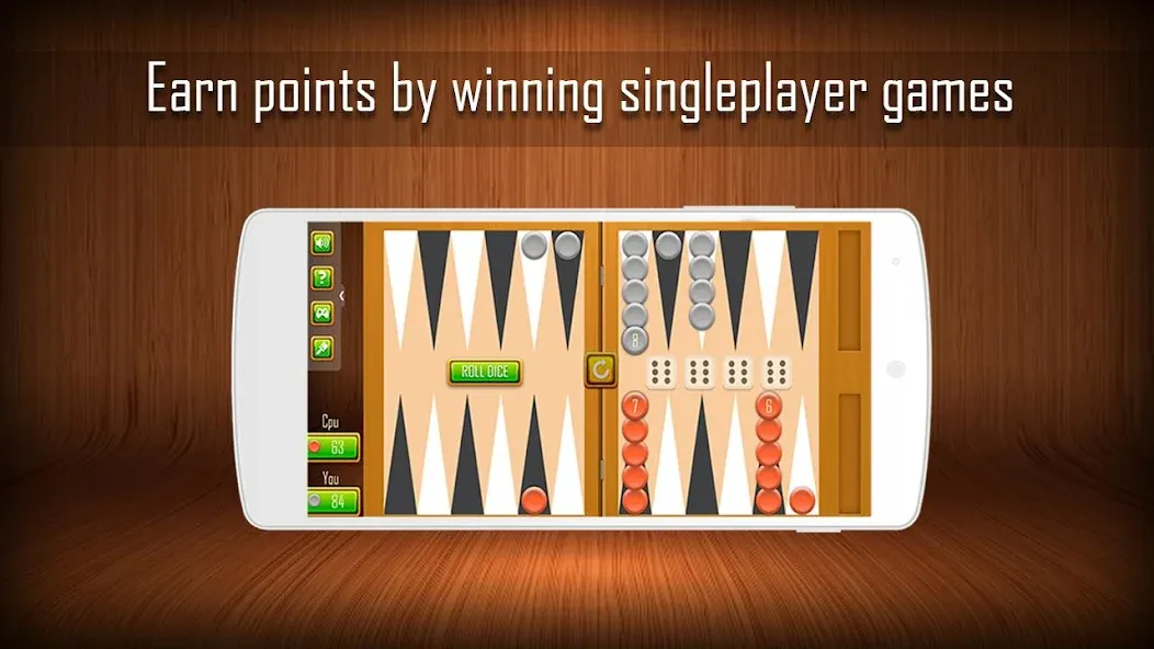 Скачать взломанную Backgammon board game — Tavla  [МОД Меню] — полная версия apk на Андроид screen 5