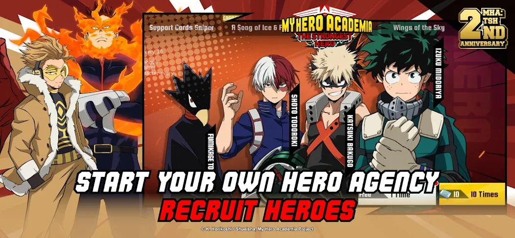 Взломанная MHA:The Strongest Hero (Эмха)  [МОД Бесконечные деньги] — стабильная версия apk на Андроид screen 5